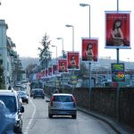 Tele stampate in affissione